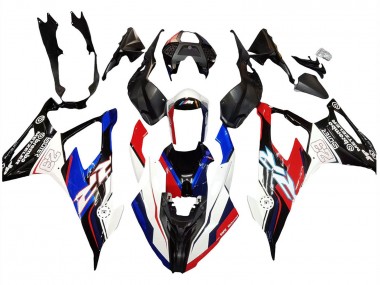 Lojas Carenagens Moto BMW S1000RR 2019-2022 - Azul Vermelho Branco 23