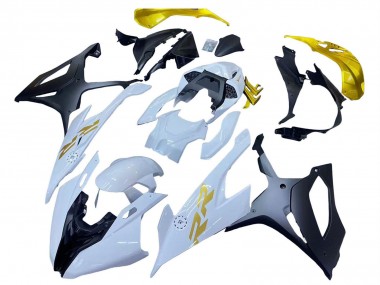 Lojas Carenagens Moto BMW S1000RR 2019-2022 - Branco Ouro