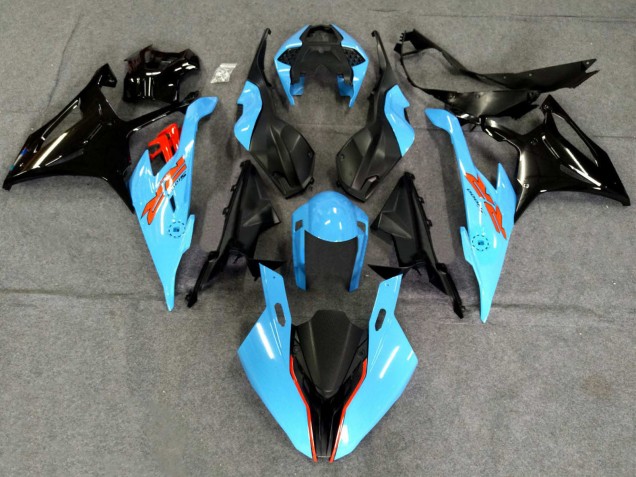 Lojas Carenagens Moto BMW S1000RR 2019-2022 - Preto Azul Claro