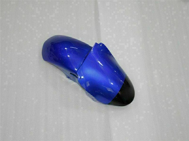 Lojas Carenagens Moto Kawasaki ZX6R 2000-2002 - Azul Preto Brilhante Elf Bridgestone