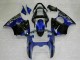Lojas Carenagens Moto Kawasaki ZX6R 2000-2002 - Azul Preto Brilhante Elf Bridgestone