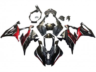 Lojas Carenagens Moto BMW S1000RR 2019-2022 - Preto Vermelho Escuro