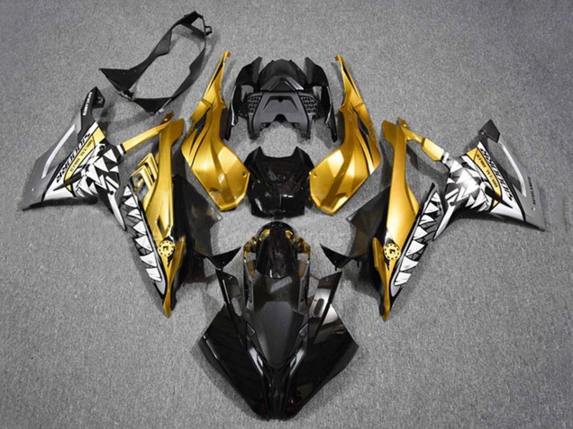 Lojas Carenagens Moto BMW S1000RR 2019-2022 - Ouro Preto Tubarão