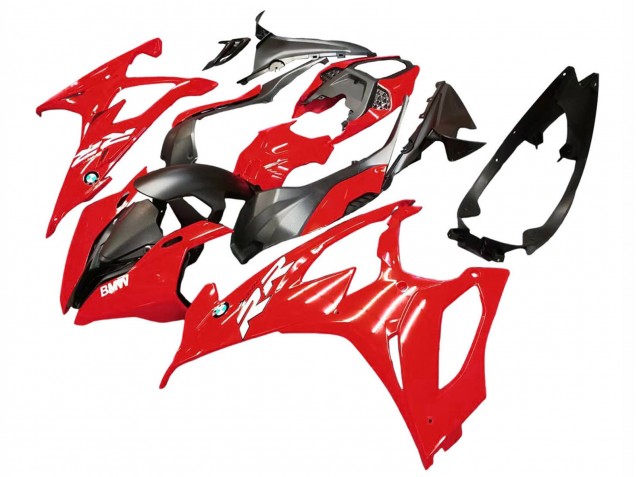 Lojas Kits Carenagem Moto BMW S1000RR 2019-2022 - Vermelho Preto