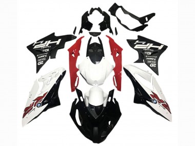 Lojas Carenagens Moto BMW S1000RR 2017-2018 - Branco Vermelho Preto Fosco