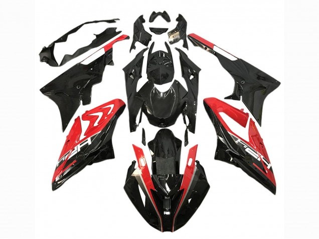 Lojas Carenagens Moto BMW S1000RR 2017-2018 - Vermelho Preto Brilhante