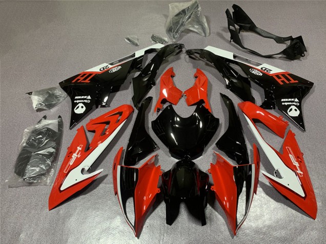 Lojas Carenagem Moto BMW S1000RR 2017-2018 - Branco Vermelho Preto Brilhante