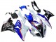 Lojas Carenagem Moto BMW S1000RR 2017-2018 - Branco Azul Vermelho Preto Brilhante