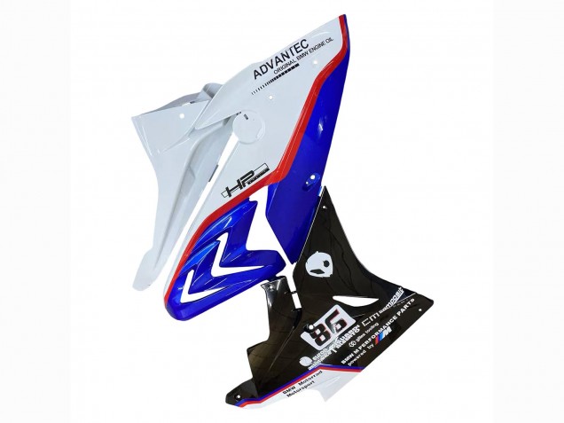 Lojas Carenagem Moto BMW S1000RR 2017-2018 - Branco Azul Vermelho Preto Brilhante
