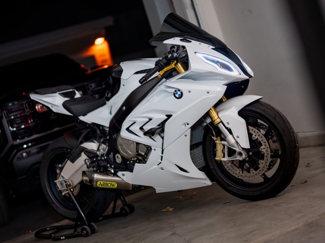 Lojas Carenagens Moto BMW S1000RR 2017-2018 - Branco Brilhante