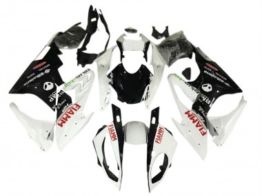 Lojas Carenagens Moto BMW S1000RR 2017-2018 - Branco Preto Fiamm