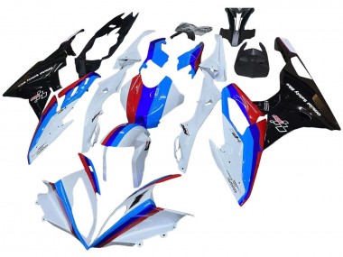 Lojas Kits Carenagem Moto BMW S1000RR 2015-2016 - Branco Vermelho Azul Preto Brilhante