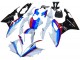 Lojas Kits Carenagem Moto BMW S1000RR 2015-2016 - Branco Vermelho Azul Preto Brilhante