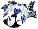 Lojas Kits Carenagem Moto BMW S1000RR 2015-2016 - Branco Azul Preto Brilhante