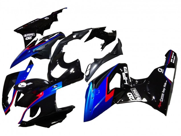 Lojas Carenagens Moto BMW S1000RR 2015-2016 - Vermelho Azul Preto Preto Brilhante