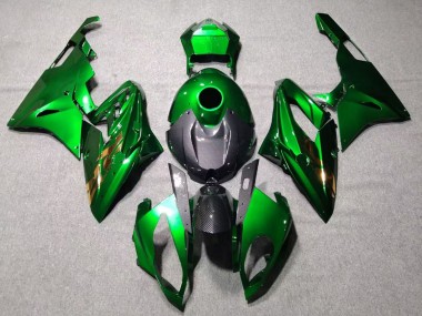 Lojas Carenagens Moto BMW S1000RR 2015-2016 - Verde Preto Fibra de Carbono