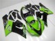 Lojas Carenagens Moto Kawasaki ZX6R 2005-2006 - Verde Preto Brilhante Elf