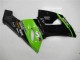 Lojas Carenagens Moto Kawasaki ZX6R 2005-2006 - Verde Preto Brilhante Elf