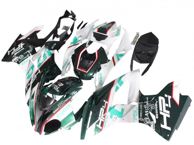 Lojas Carenagens Moto BMW S1000RR 2015-2016 - Branco Verde Preto