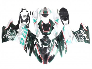 Lojas Carenagens Moto BMW S1000RR 2015-2016 - Branco Verde Preto