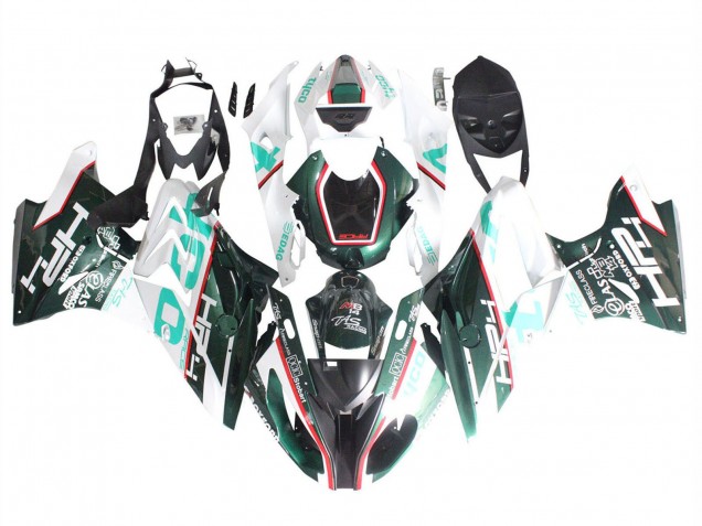 Lojas Carenagens Moto BMW S1000RR 2015-2016 - Branco Verde Preto