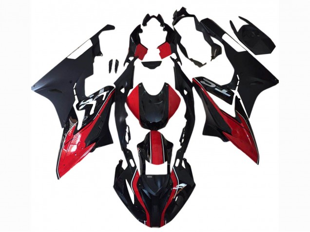 Lojas Carenagens Moto BMW S1000RR 2015-2016 - Vermelho Branco Preto Fosco
