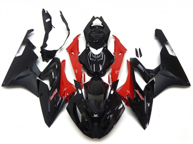 Lojas Carenagem Moto BMW S1000RR 2015-2016 - Vermelho Preto Brilhante Preto Fosco