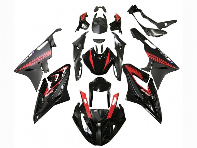 Lojas Carenagens Moto BMW S1000RR 2015-2016 - Vermelho Preto Brilhante Preto Fosco