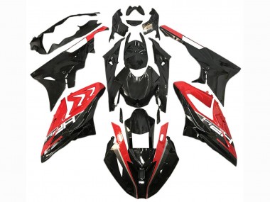 Lojas Carenagens Moto BMW S1000RR 2015-2016 - Vermelho Preto Brilhante