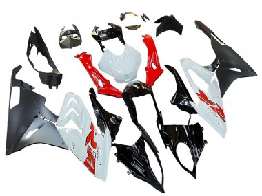 Lojas Carenagens Moto BMW S1000RR 2015-2016 - Vermelho Branco Preto Brilhante Preto Fosco