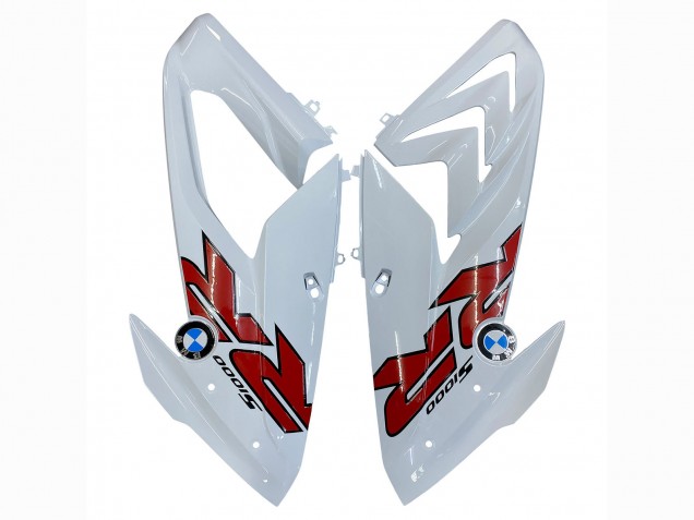Lojas Carenagens Moto BMW S1000RR 2015-2016 - Branco Preto Fibra de Carbono