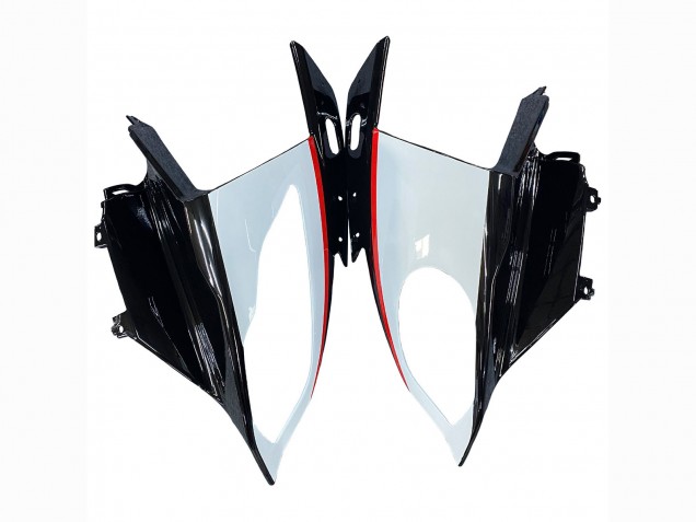 Lojas Carenagens Moto BMW S1000RR 2015-2016 - Branco Preto Fibra de Carbono