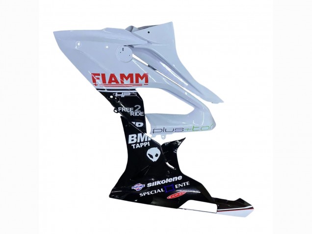 Lojas Carenagens Moto BMW S1000RR 2015-2016 - Branco Preto Brilhante Fiamm