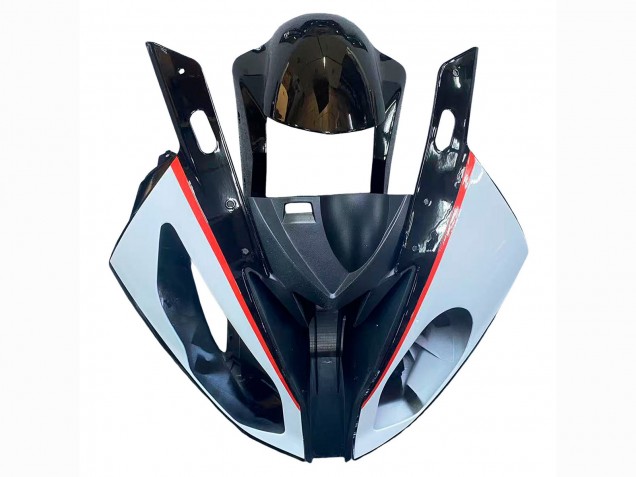 Lojas Carenagens Moto BMW S1000RR 2015-2016 - Branco Preto Brilhante