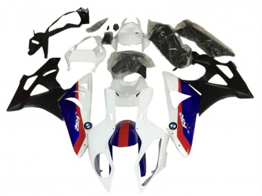 Lojas Carenagens Moto BMW S1000RR 2009-2014 - Branco Vermelho Azul Preto