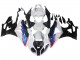 Lojas Carenagens Moto BMW S1000RR 2009-2014 - Branco Vermelho Azul Preto Brilhante HP Becker Carbon