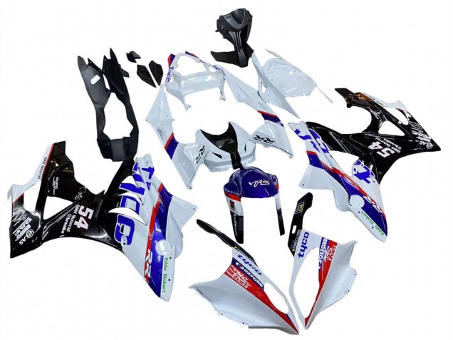 Lojas Carenagens Moto BMW S1000RR 2009-2014 - Branco Vermelho Azul Preto Tyco