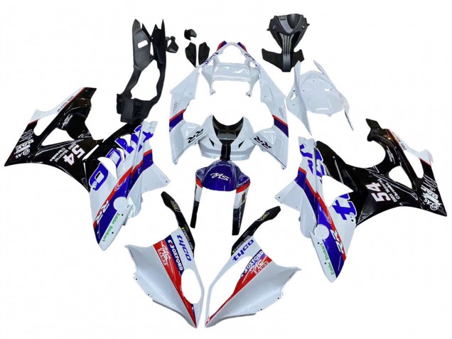 Lojas Carenagens Moto BMW S1000RR 2009-2014 - Branco Vermelho Azul Preto Tyco