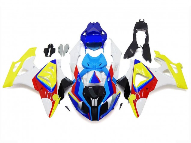 Lojas Carenagens Moto BMW S1000RR 2009-2014 - Branco Vermelho Azul Amarelo