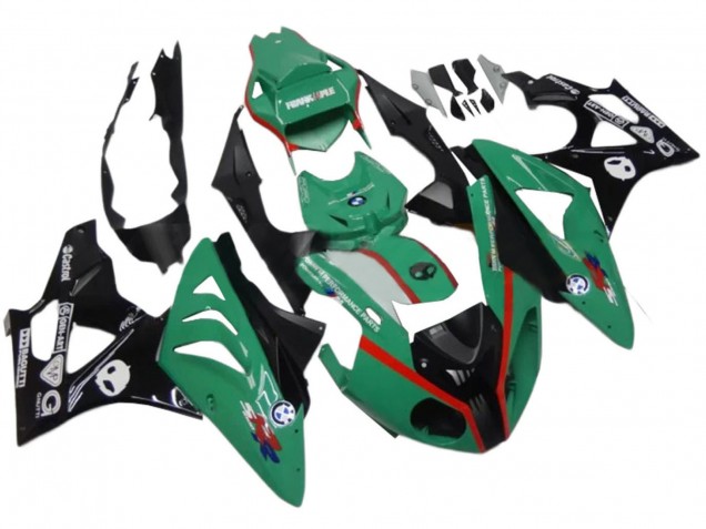Lojas Carenagens Moto BMW S1000RR 2009-2014 - Verde Vermelho Preto