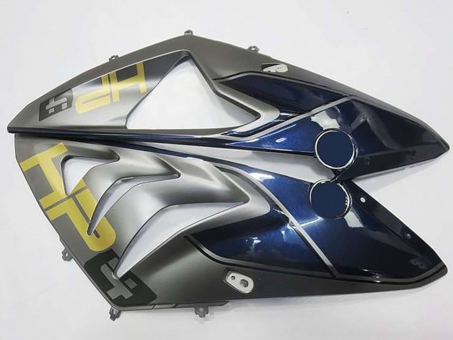 Lojas Carenagens Moto BMW S1000RR 2009-2014 - Prata Azul Preto Brilhante