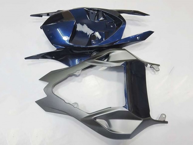 Lojas Carenagens Moto BMW S1000RR 2009-2014 - Prata Azul Preto Brilhante