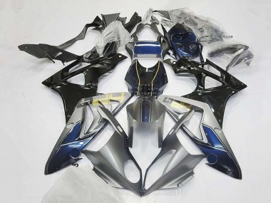 Lojas Carenagens Moto BMW S1000RR 2009-2014 - Prata Azul Preto Brilhante
