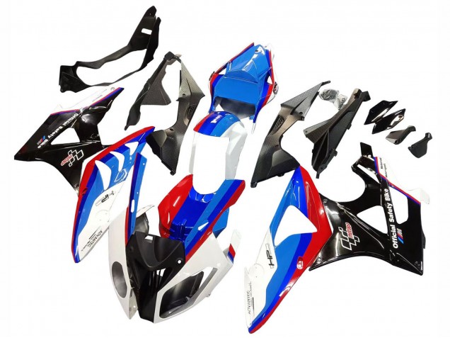 Lojas Carenagens Moto Completa BMW S1000RR 2009-2014 - Branco Vermelho Azul Preto Brilhante