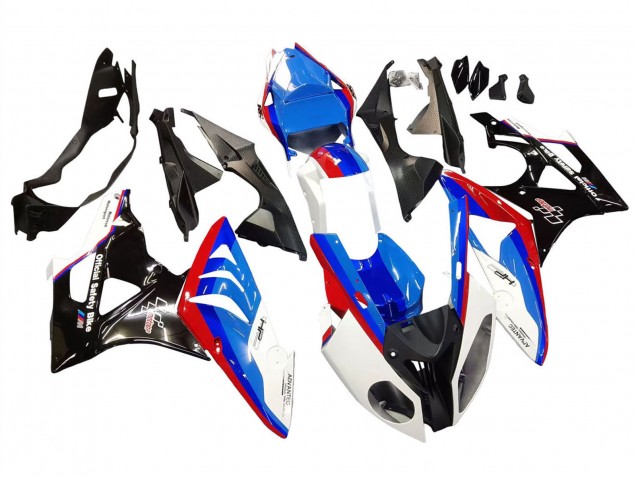 Lojas Carenagens Moto Completa BMW S1000RR 2009-2014 - Branco Vermelho Azul Preto Brilhante