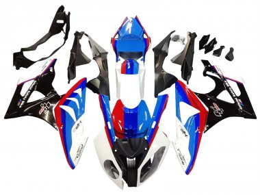 Lojas Carenagens Moto Completa BMW S1000RR 2009-2014 - Branco Vermelho Azul Preto Brilhante