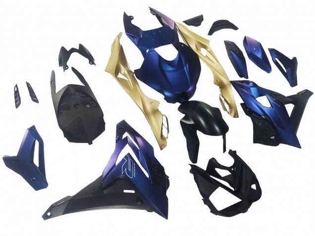 Lojas Carenagens Moto BMW S1000R 2014-2016 - Matte Azul Escuro