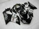 Lojas Carenagens Moto Kawasaki ZX6R 2005-2006 - Preto Brilhante Branco West