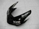 Lojas Carenagens Moto Kawasaki ZX6R 2005-2006 - Preto Brilhante Branco West