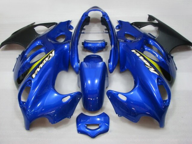 Lojas Carenagens Moto Suzuki GSX600F/GSX750F 2004-2006 - Azul Amarelo Preto Fosco Katana